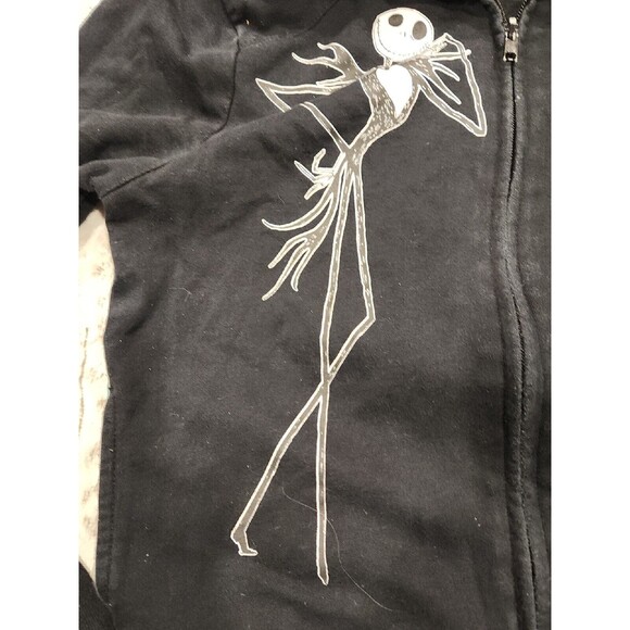 DISNEY NIGHTMARE BEFORE CHRISTMAS Womens‎ Long Sleeve Hoodie Large Zippered - Picture 5 of 9